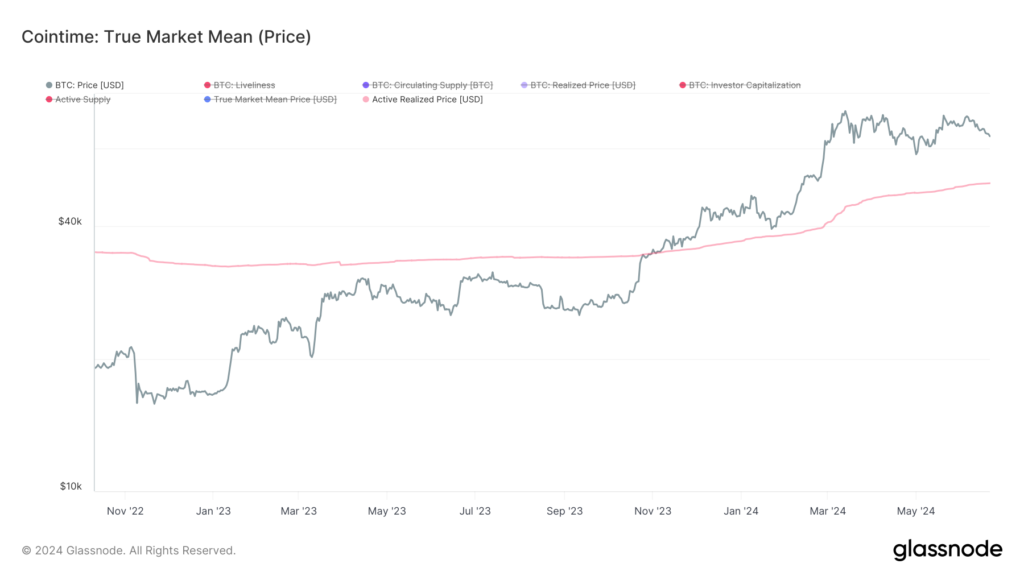 قیمت تحقق یافته فعال: میانگین خرید بازیگران فعال چقدر است؟(Active realized price)