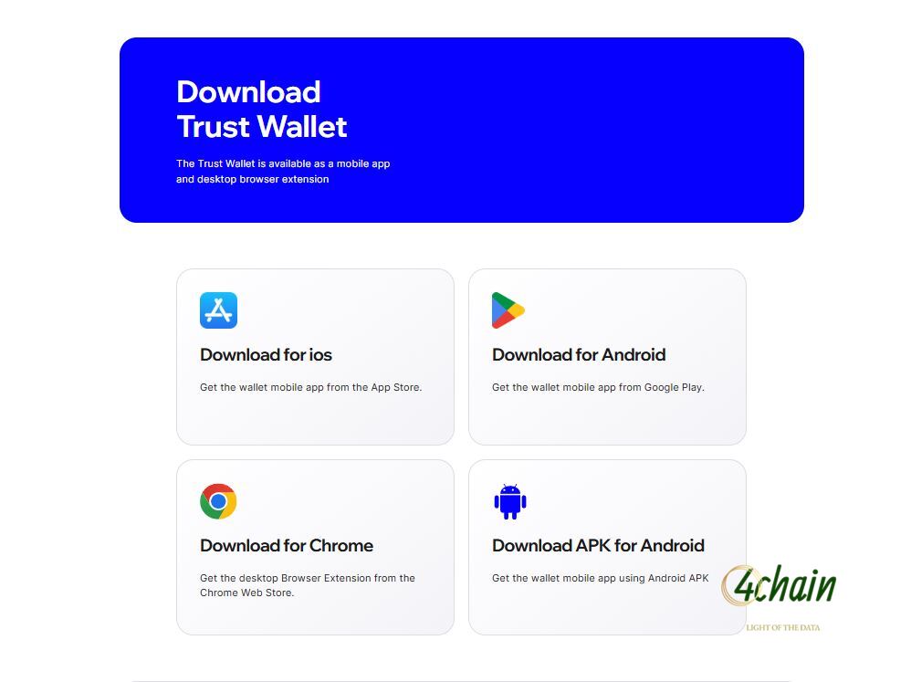 راهنمای دانلود و نصب تراست ولت (Trust Wallet)