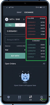 تبدیل ارز در تراست ولت با استفاده از گزینه Exchange